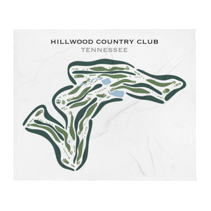 Hillwood Country Club, Tennessee - Printed Golf Courses - Golf Course Prints