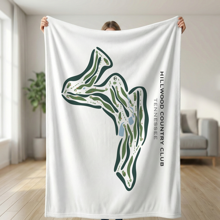 Hillwood Country Club, Tennessee - Printed Golf Courses