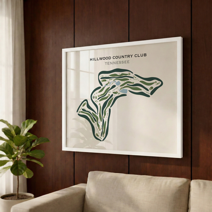 Hillwood Country Club, Tennessee - Printed Golf Courses
