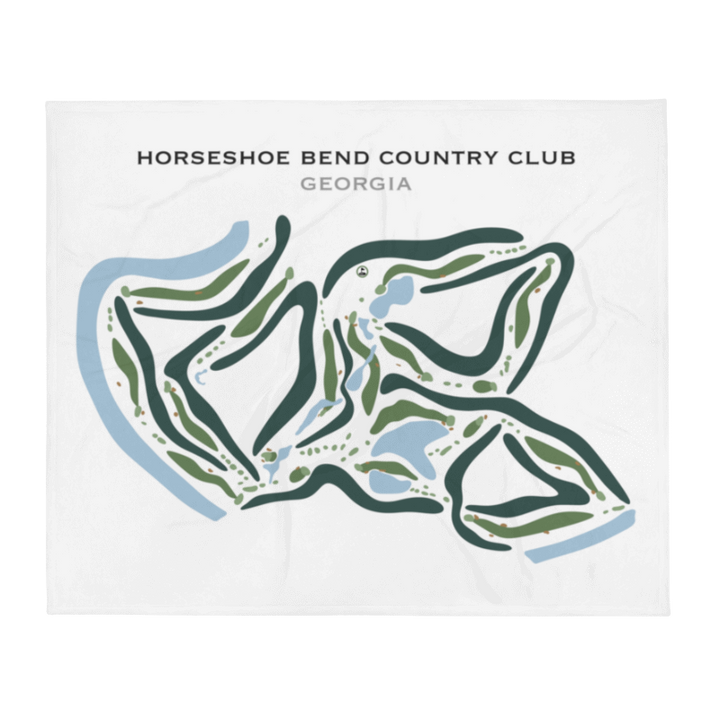 Horseshoe Bend Country Club, Georgia - Printed Golf Courses