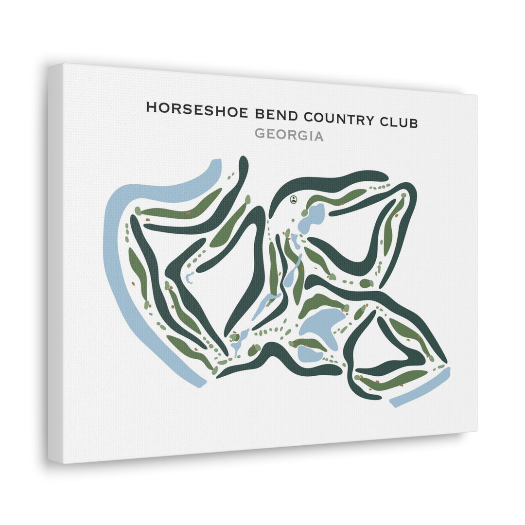 Horseshoe Bend Country Club, Georgia - Printed Golf Courses