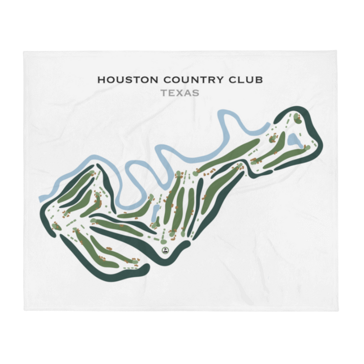Houston Country Club, Texas - Printed Golf Courses
