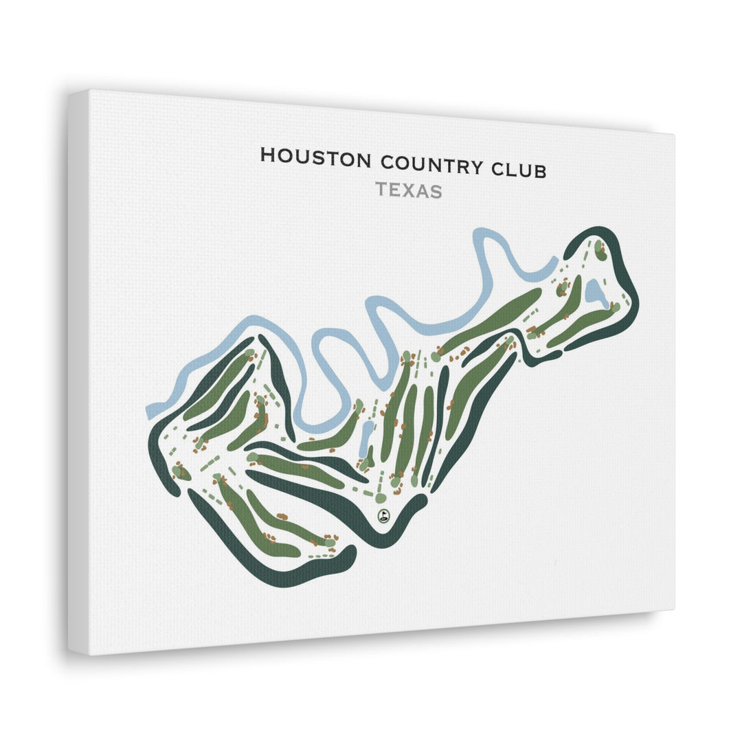 Houston Country Club, Texas - Printed Golf Courses