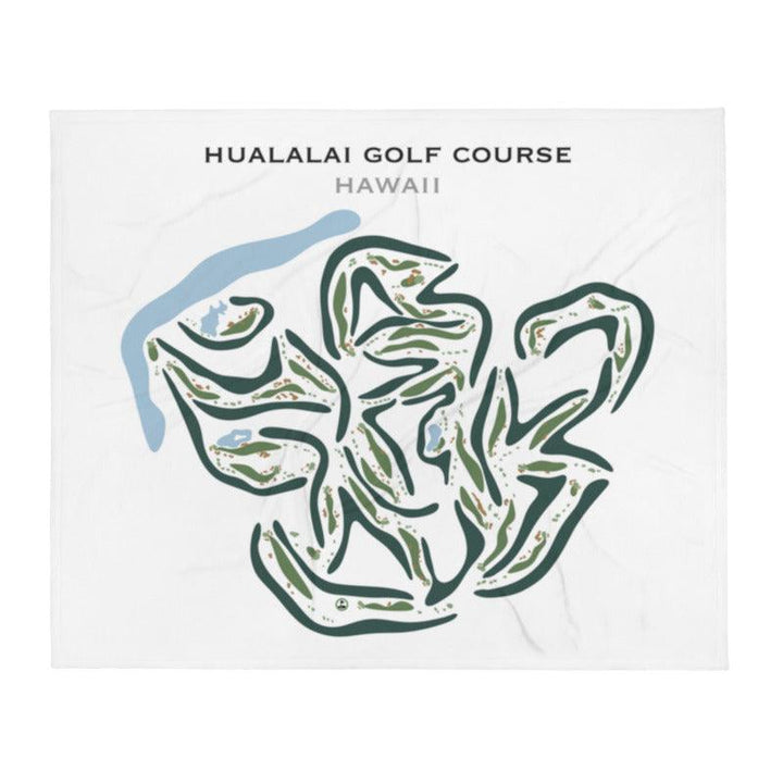 Hualalai Golf Course, Hawaii - Printed Golf Courses - Golf Course Prints