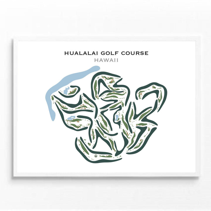 Hualalai Golf Course, Hawaii - Printed Golf Courses - Golf Course Prints