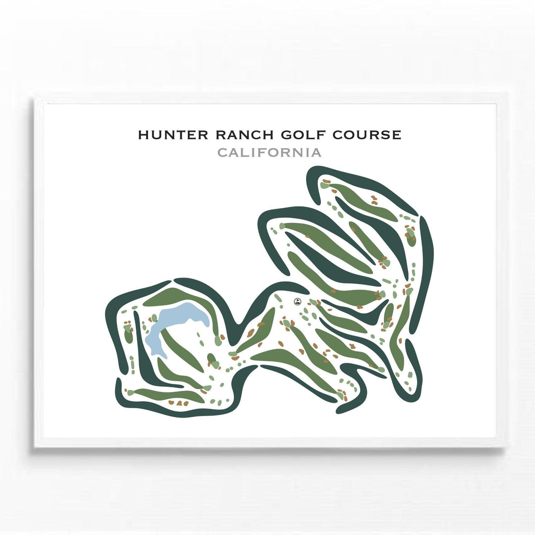 Hunter Ranch Golf Course, California - Printed Golf Courses - Golf Course Prints