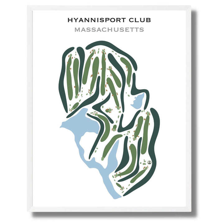 Hyannisport Club, Massachusetts - Printed Golf Courses - Golf Course Prints