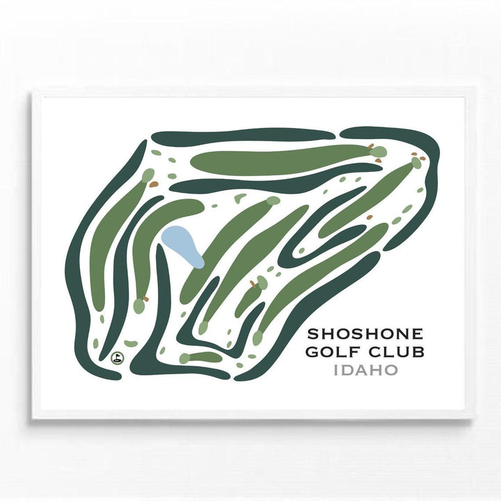 Shoshone Golf Club, Idaho - Printed Golf Courses - Golf Course Prints