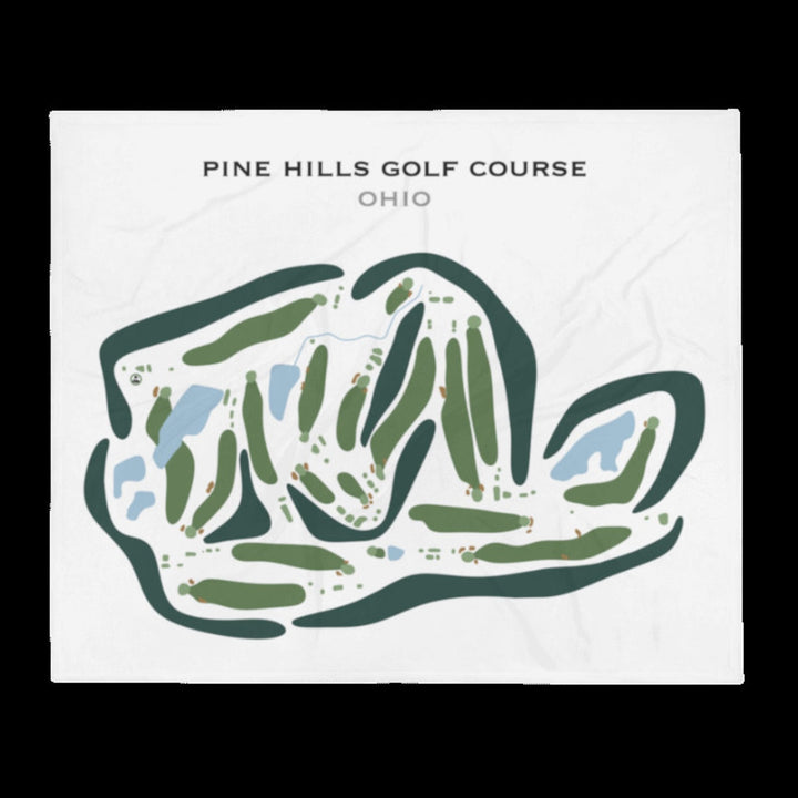 Pine Hills Golf Course, Ohio - Printed Golf Courses