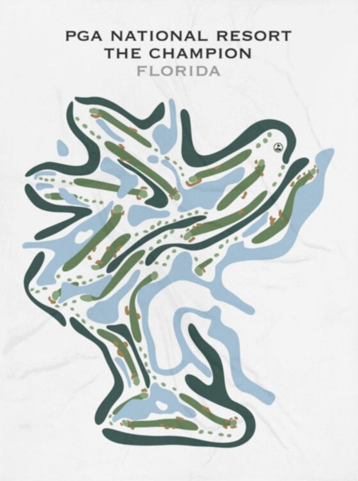 PGA National Resort, Palm Beach Gardens, Florida - Printed Golf Courses