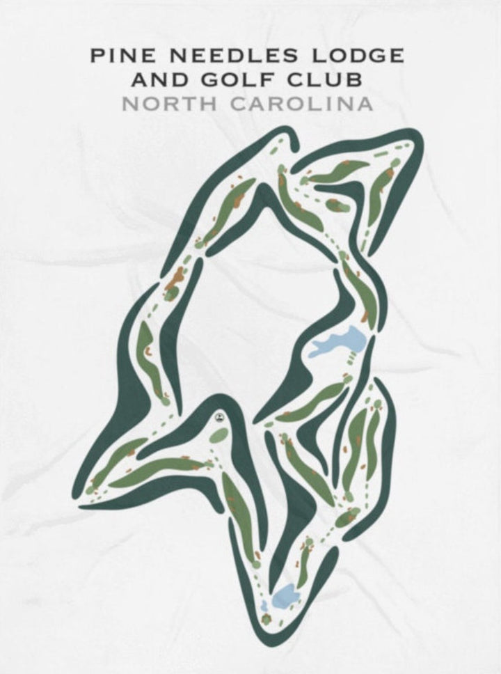 Pine Needles Lodge & Golf Club, North Carolina - Printed Golf Courses