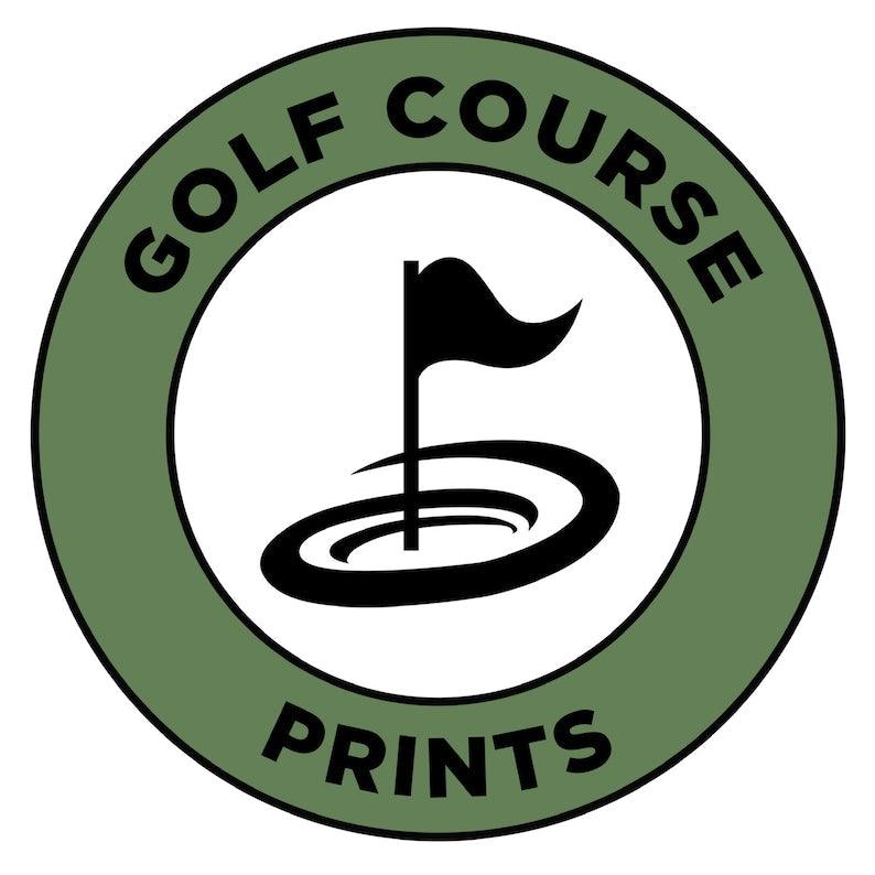 Cedar Rapids Country Club, Cedar Rapids Iowa - Printed Golf Courses - Golf Course Prints