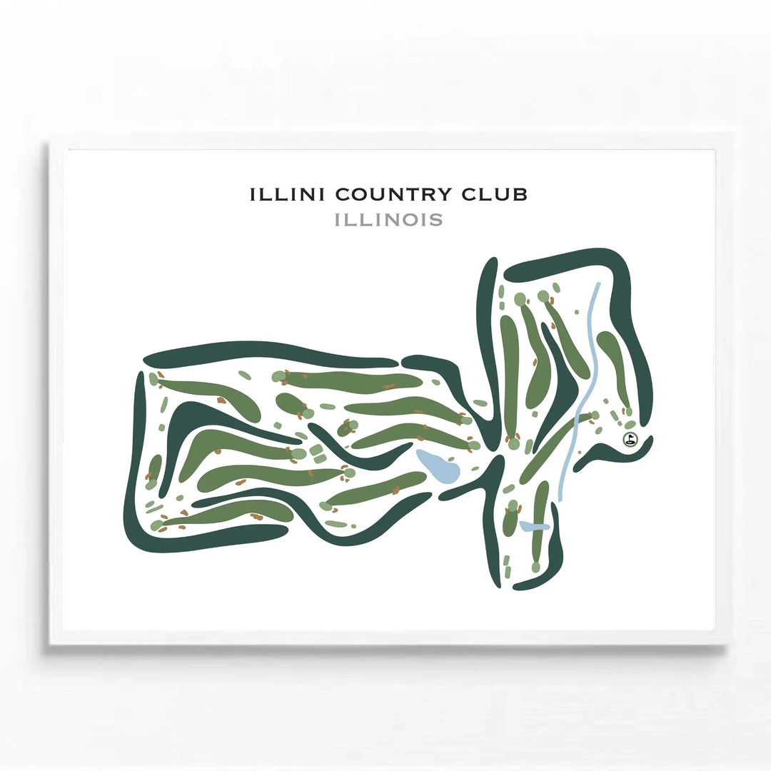 Bring Illini Country Club to Your Home with Printed Art Golf Course