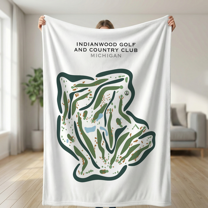 Indianwood Golf & Country Club, Michigan - Printed Golf Courses