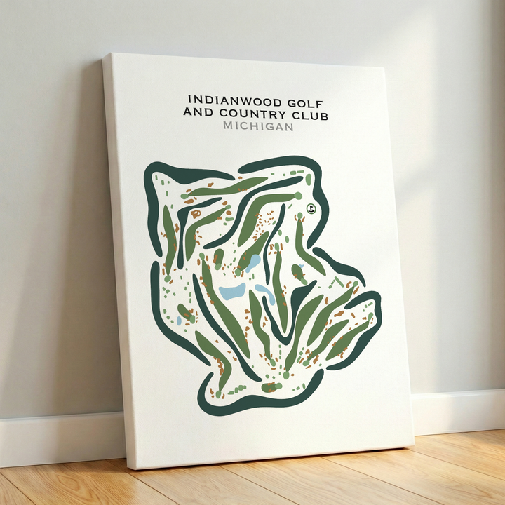 Indianwood Golf & Country Club, Michigan - Printed Golf Courses