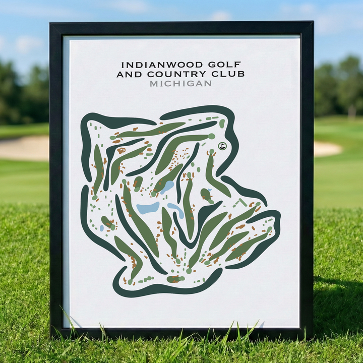 Indianwood Golf & Country Club, Michigan - Printed Golf Courses