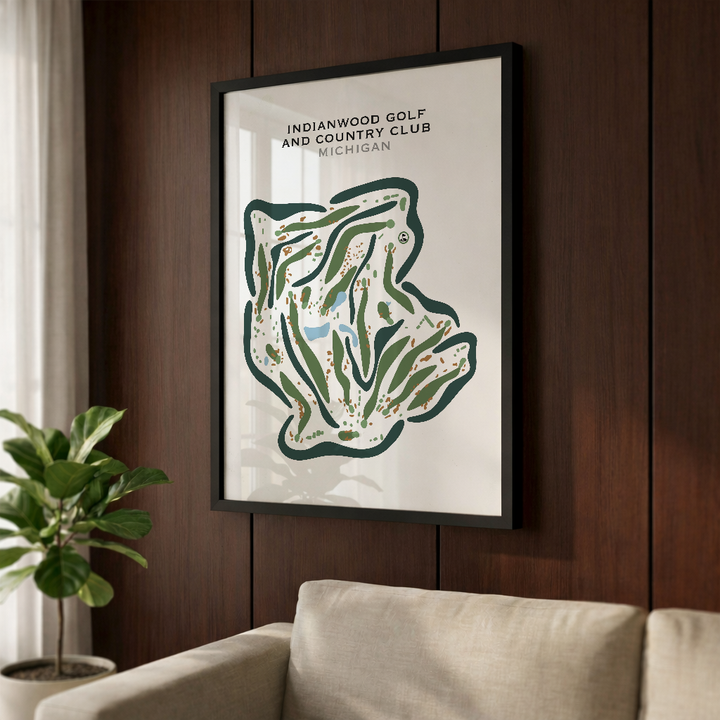 Indianwood Golf & Country Club, Michigan - Printed Golf Courses