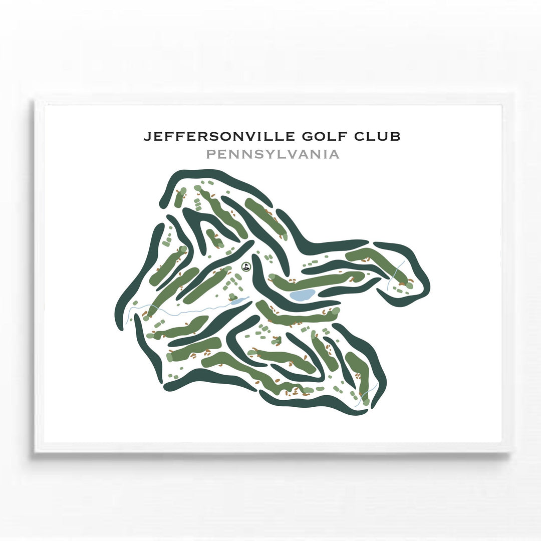 Jeffersonville Golf Club, Pennsylvania - Printed Golf Courses