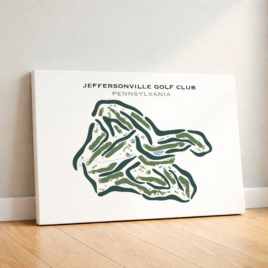 Jeffersonville Golf Club, Pennsylvania - Printed Golf Courses