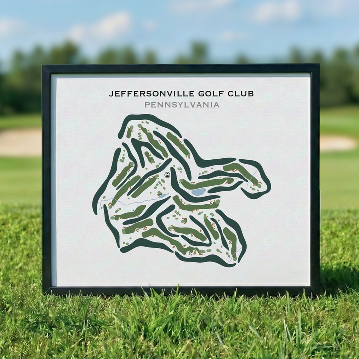 Jeffersonville Golf Club, Pennsylvania - Printed Golf Courses