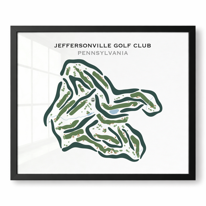Jeffersonville Golf Club, Pennsylvania - Printed Golf Courses
