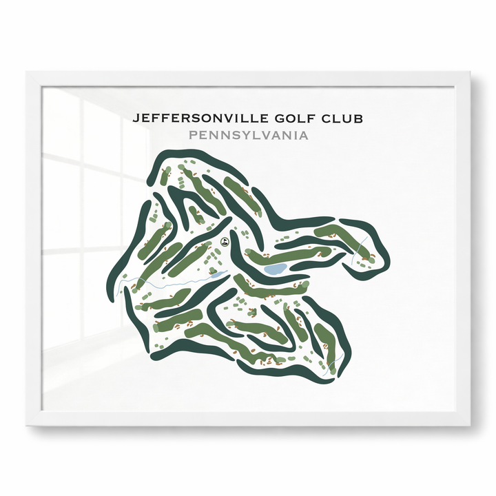 Jeffersonville Golf Club, Pennsylvania - Printed Golf Courses