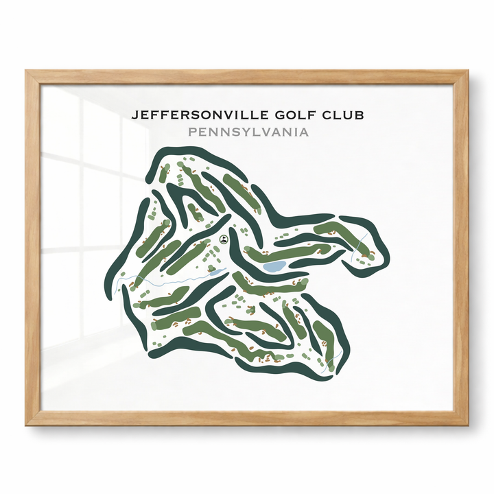 Jeffersonville Golf Club, Pennsylvania - Printed Golf Courses