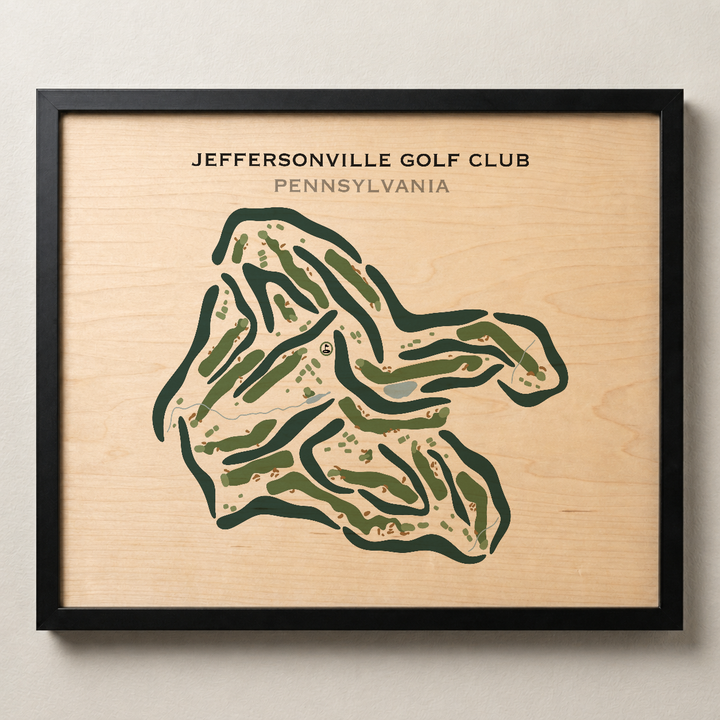 Jeffersonville Golf Club, Pennsylvania - Printed Golf Courses