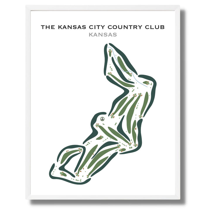 Kansas City Country Club, Kansas - Printed Golf Courses