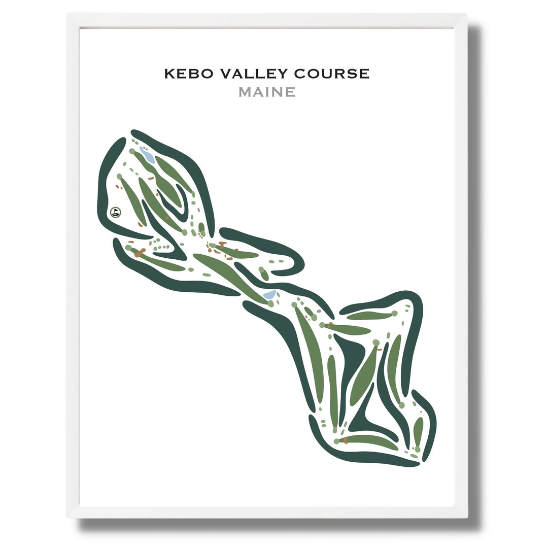 Kebo Valley Course, Maine - Printed Golf Courses