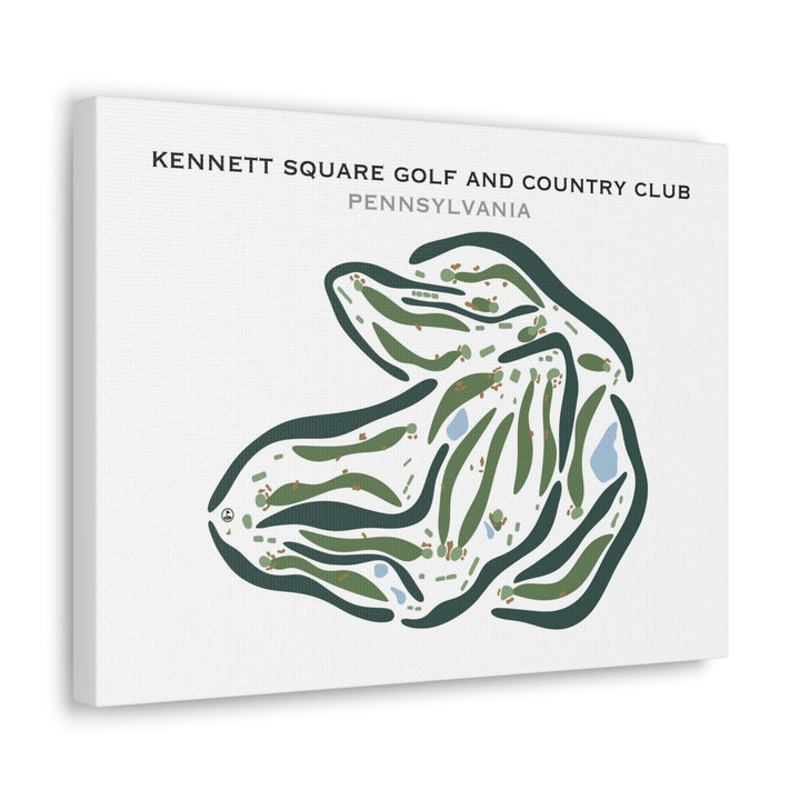 Kennett Square Golf & Country Club, Pennsylvania - Printed Golf Courses