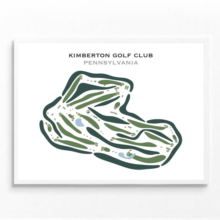 Kimberton Golf Club, Pennsylvania - Printed Golf Courses - Golf Course Prints