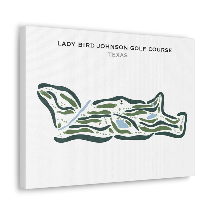 Lady Bird Johnson Golf Course, Texas - Printed Golf Courses