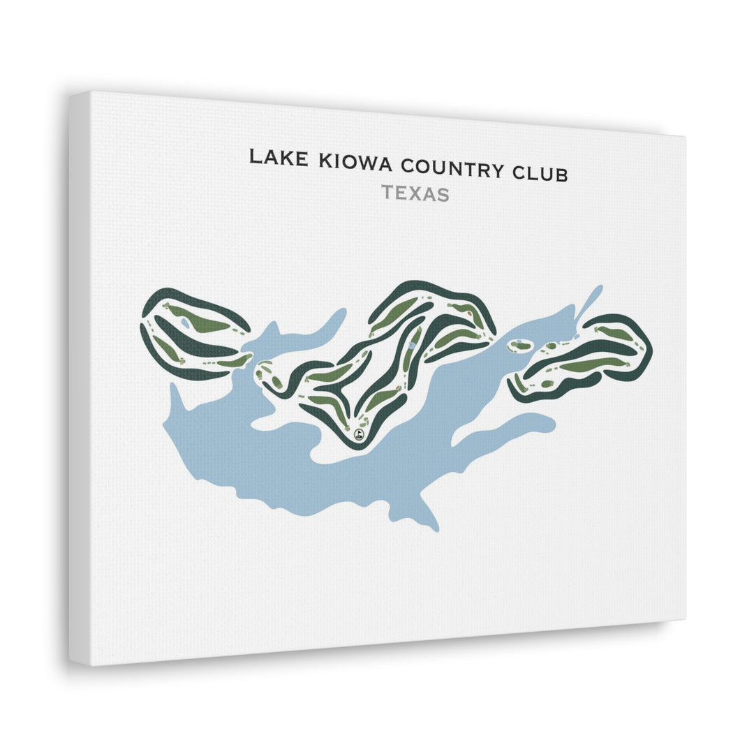 Lake Kiowa Country Club, Texas - Printed Golf Courses
