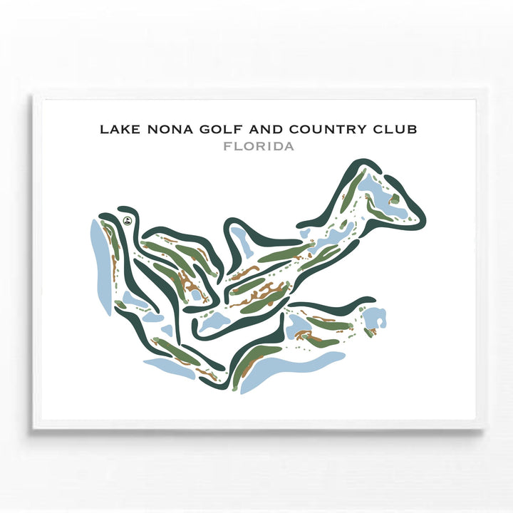 Lake Nona Golf & Country Club, Orlando, Florida - Printed Golf Courses
