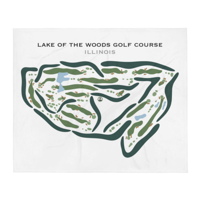 Lake of the Woods Golf Course, Illinois - Printed Golf Courses