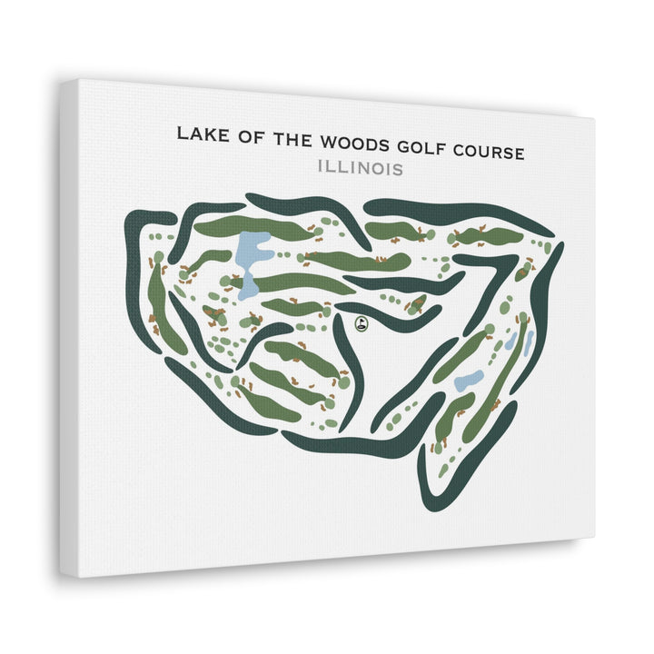 Lake of the Woods Golf Course, Illinois - Printed Golf Courses