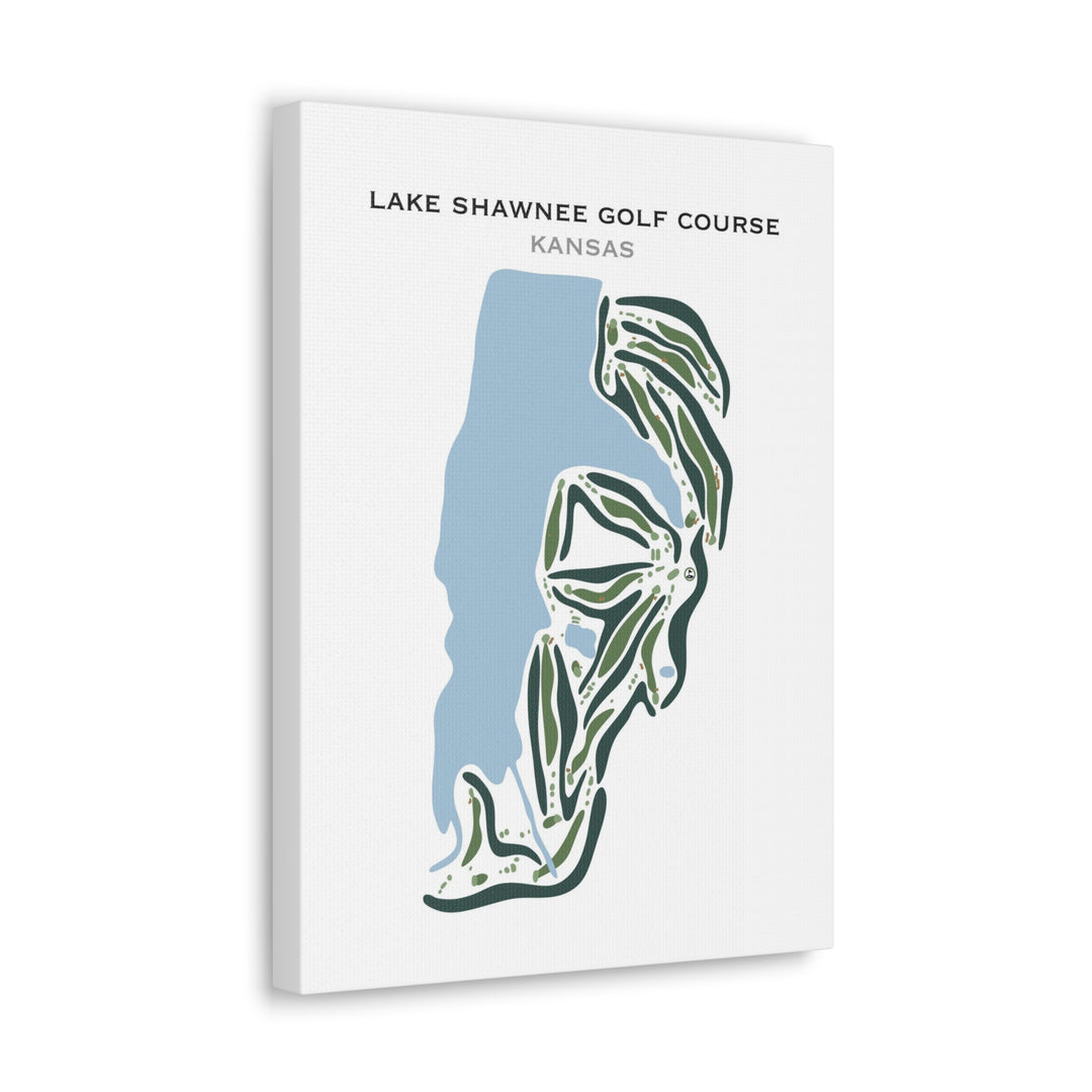 Lake Shawnee Golf Course, Kansas - Printed Golf Courses