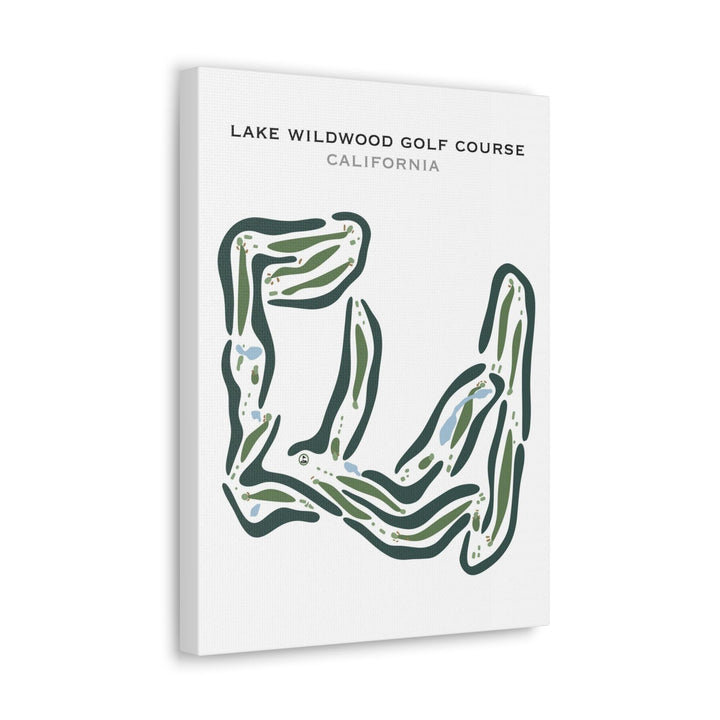 Lake Wildwood Golf Course, California - Printed Golf Courses - Golf Course Prints