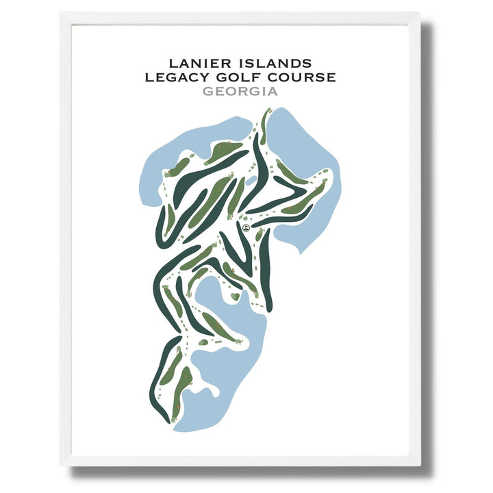 Lanier Islands Legacy Golf Course, Georgia - Printed Golf Courses - Golf Course Prints
