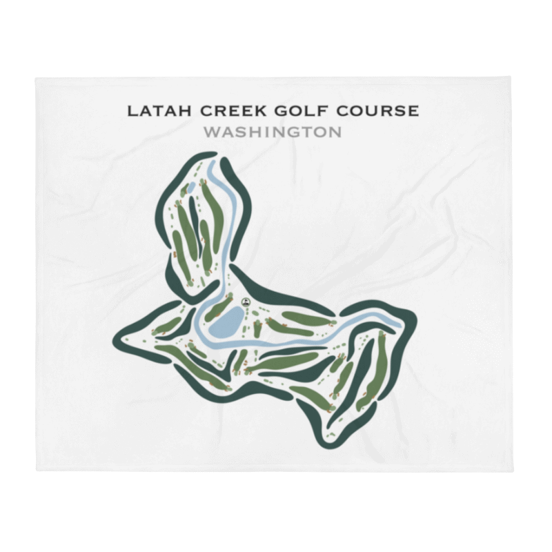 Latah Creek Golf Course, Washington - Printed Golf Courses