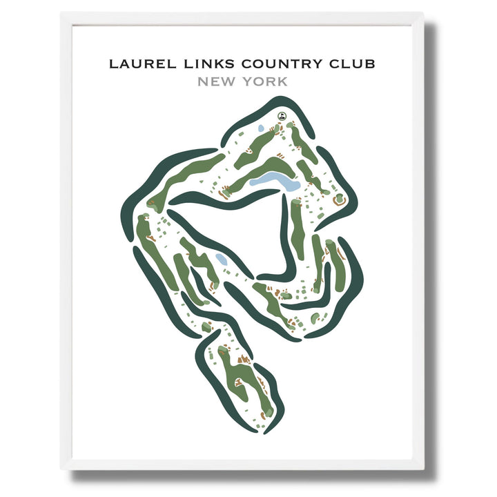 Laurel Links Country Club, New York - Printed Golf Courses