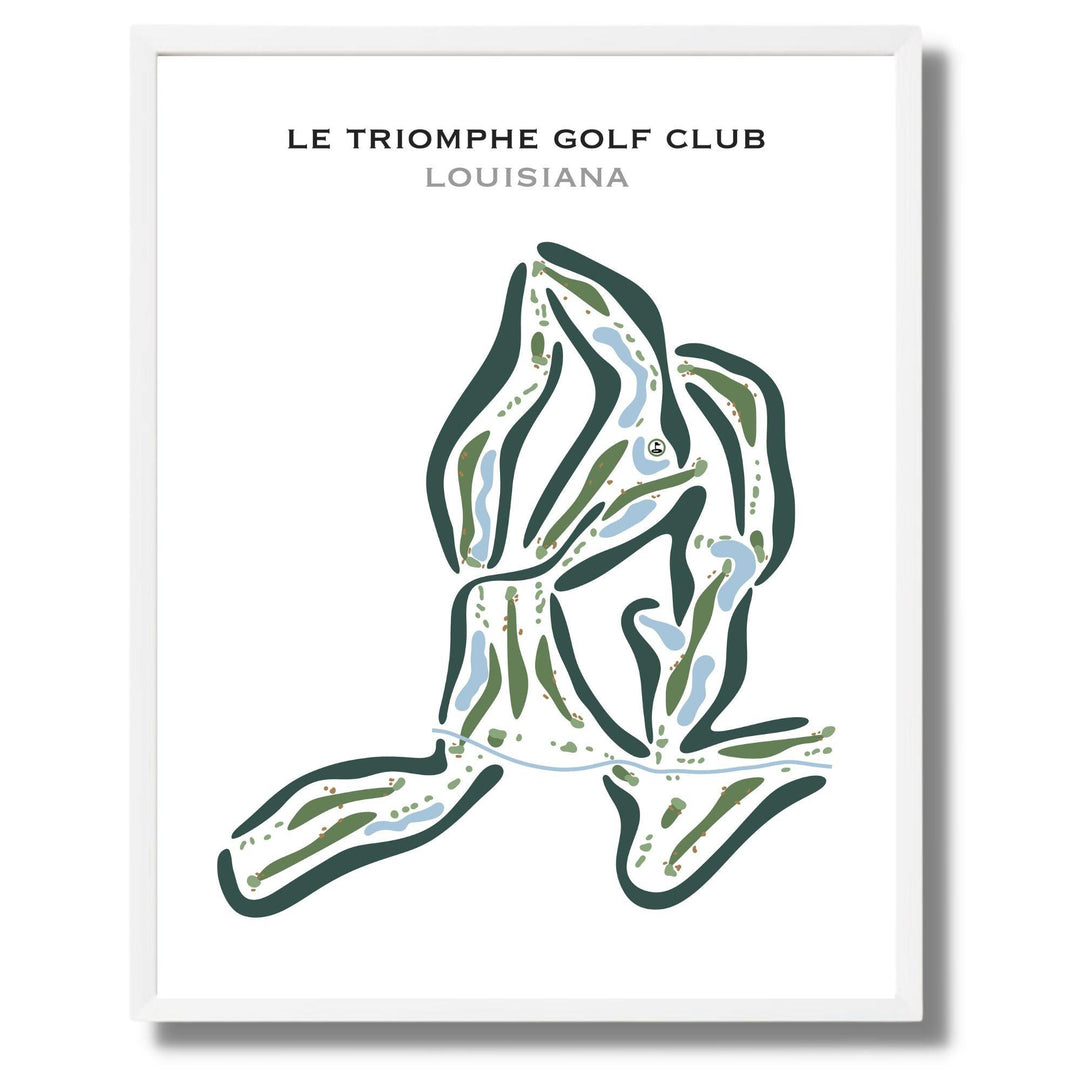 Le Triomphe Golf & Country Club, Louisiana - Printed Golf Courses - Golf Course Prints