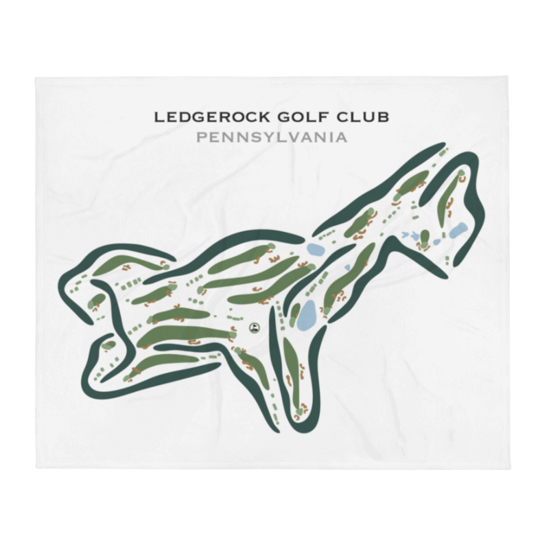 LedgeRock Golf Club, Pennsylvania - Printed Golf Courses