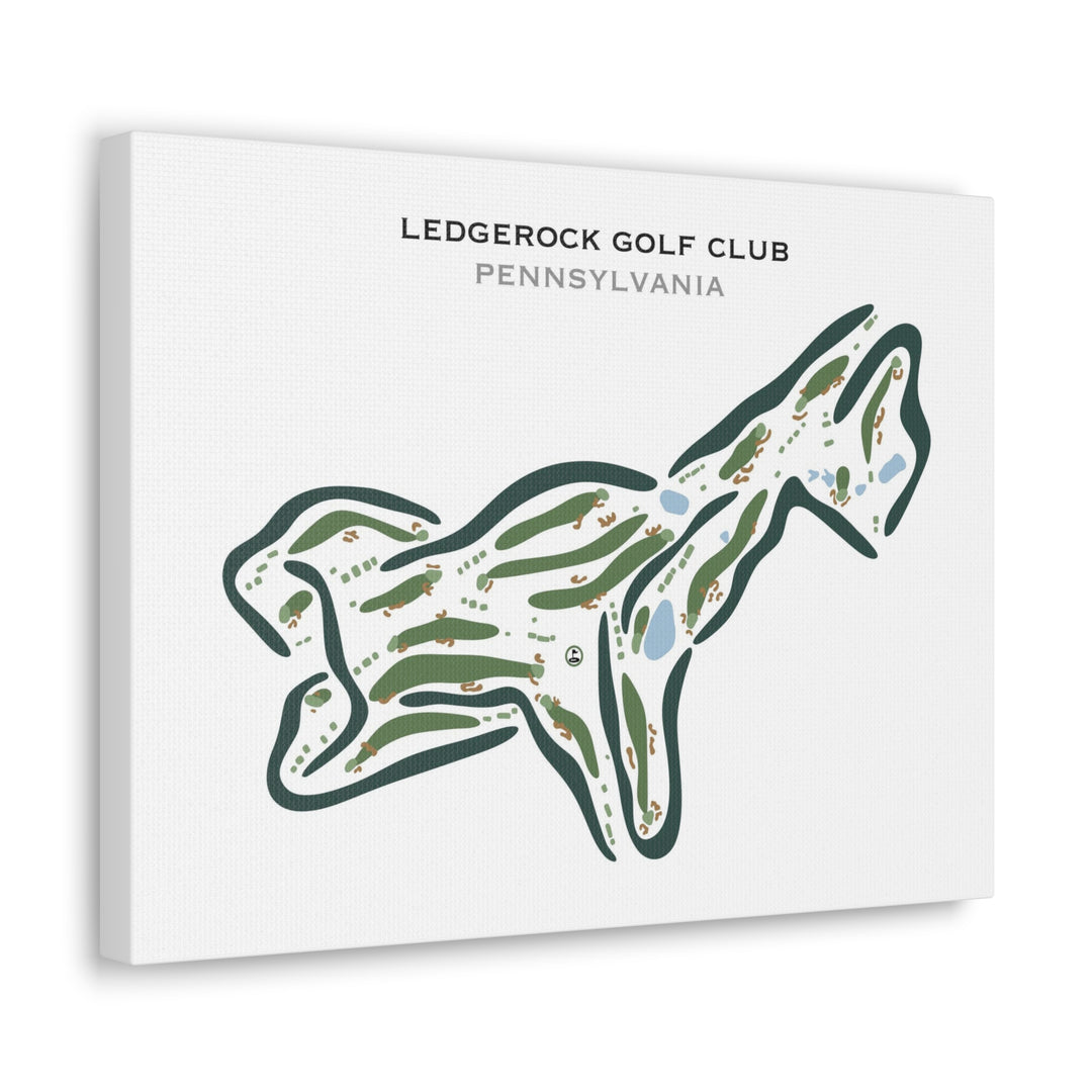 LedgeRock Golf Club, Pennsylvania - Printed Golf Courses