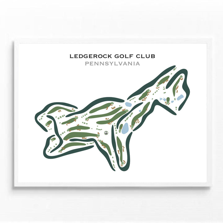 LedgeRock Golf Club, Pennsylvania - Printed Golf Courses