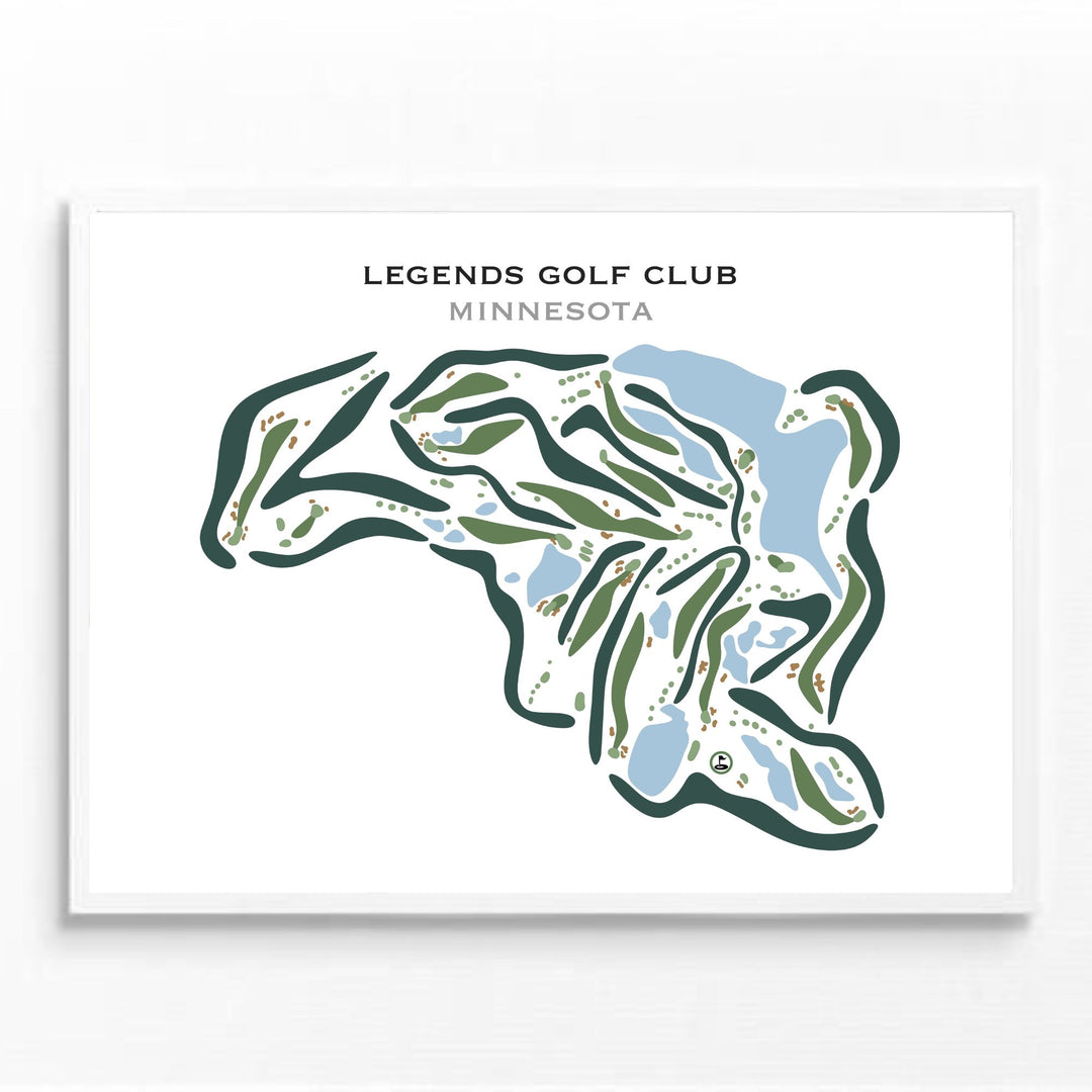 Legends Golf Club, Minnesota  - Printed Golf Courses