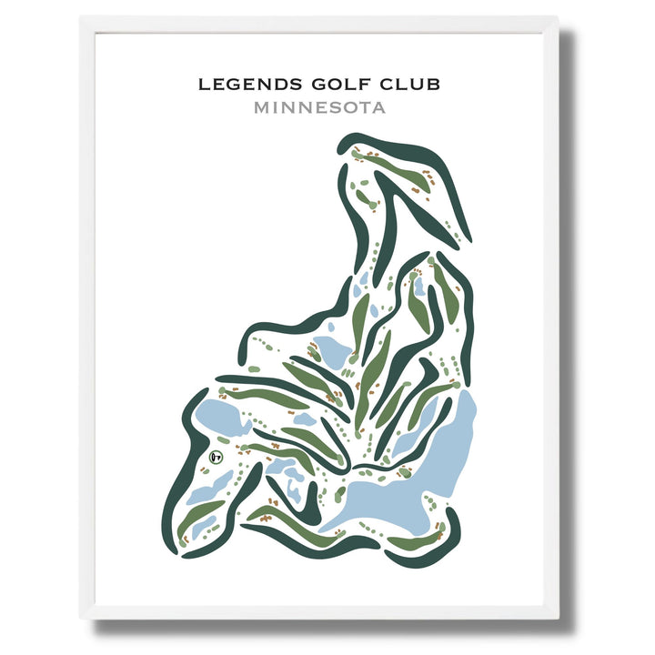 Legends Golf Club, Minnesota - Printed Golf Courses