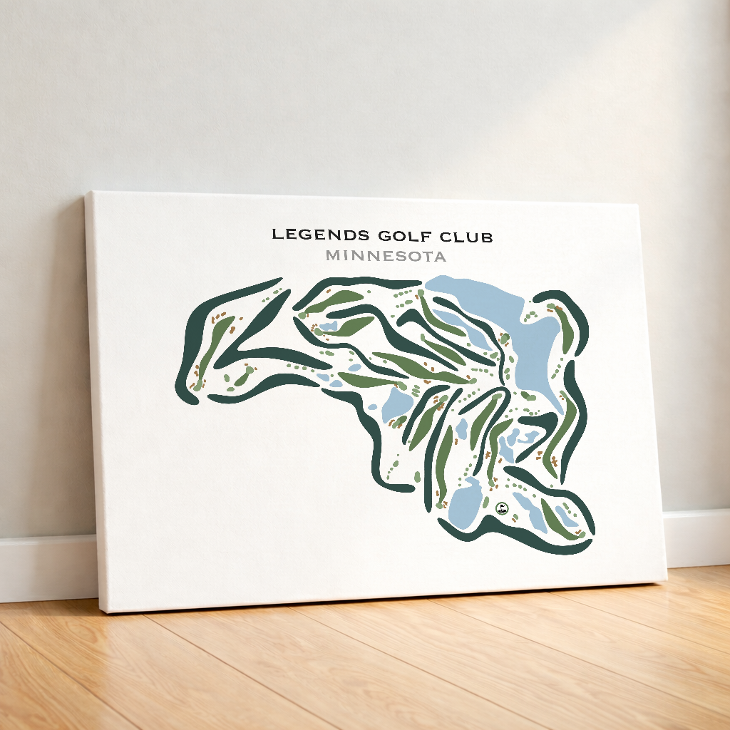 Legends Golf Club, Minnesota - Printed Golf Courses