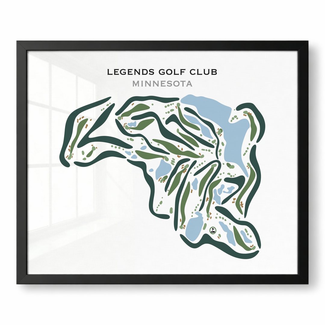 Legends Golf Club, Minnesota - Printed Golf Courses